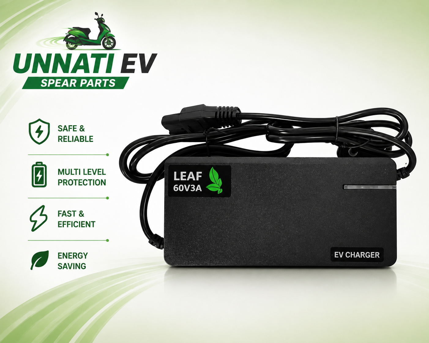 LEAF 60V 3A Lead Acid EV Charger (UN-16)