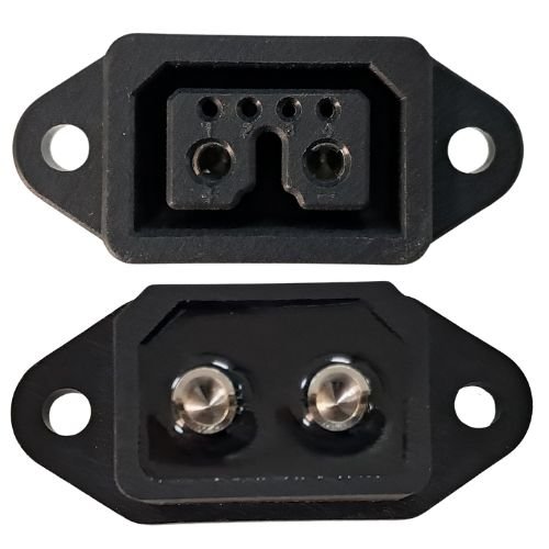 OKW 2 PIN FEMALE SOCKET (UN419)