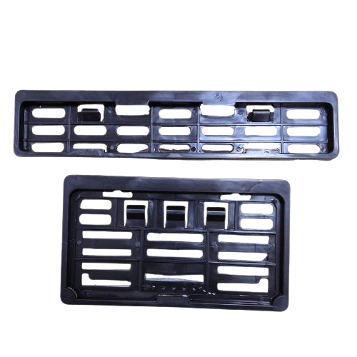 NUMBER PLATE ADJUSTABLE BLACK (UN267)